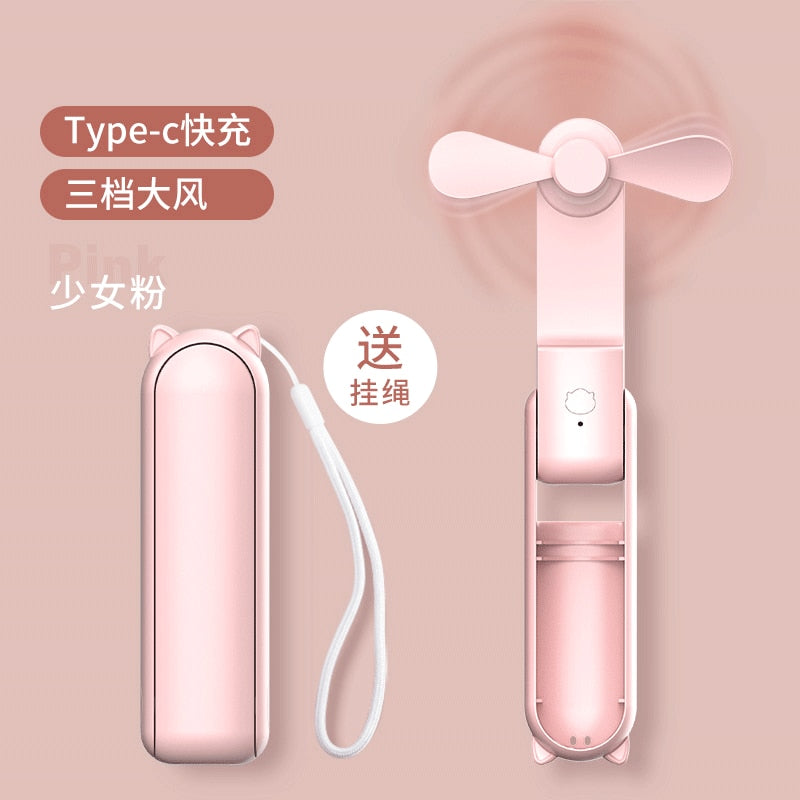 Portable Handheld Fan w/ USB