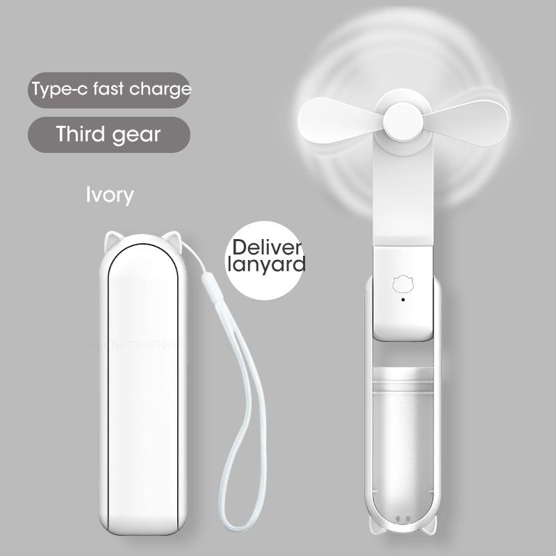 Portable Handheld Fan w/ USB