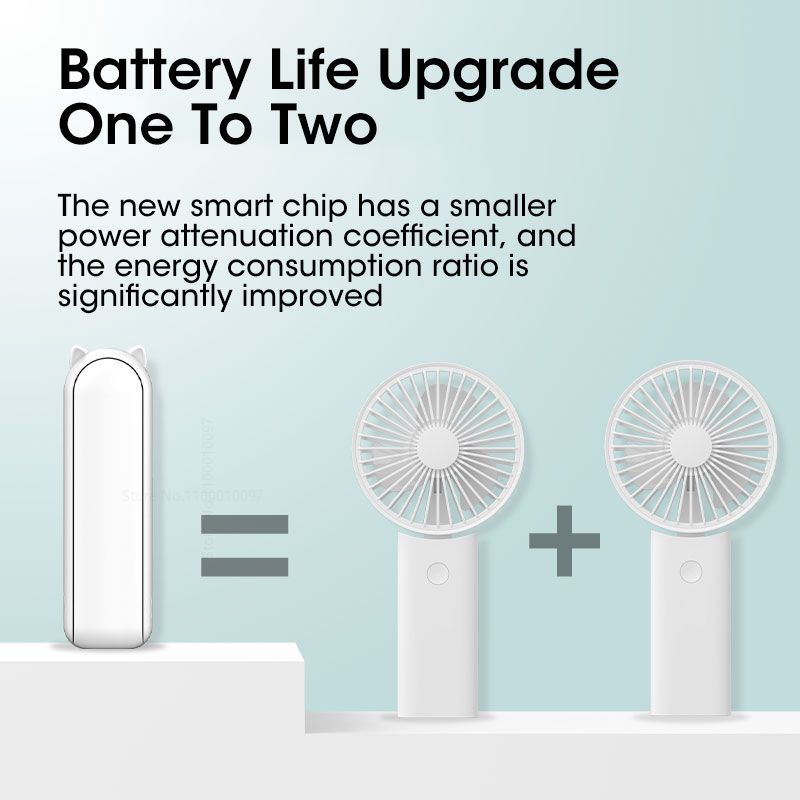 Portable Handheld Fan w/ USB