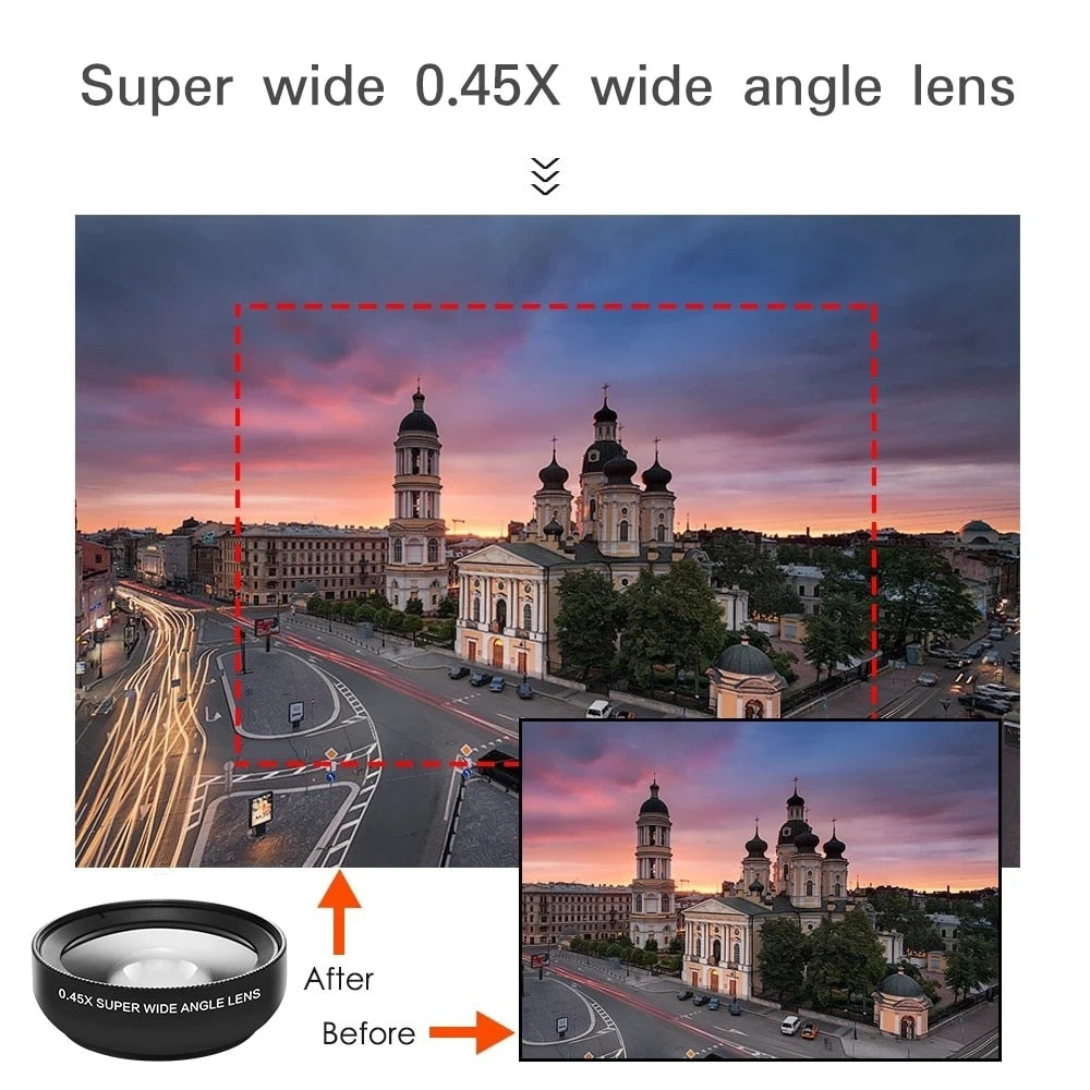 2-in-1 Fish-Eye Lens